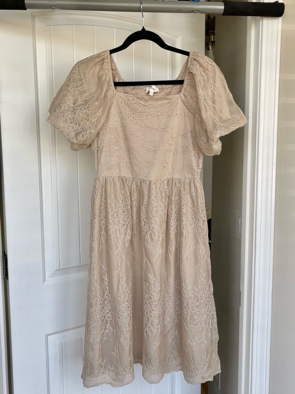 böhme Embroidered Light Beige Blouse